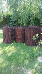 Wicker barrel cover