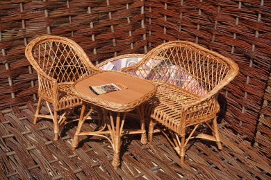 Openwork seat set